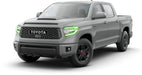 Rendering of a Toyota Tundra with green DRLs