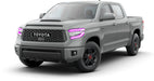 Rendering of a Toyota Tundra with pink DRLs