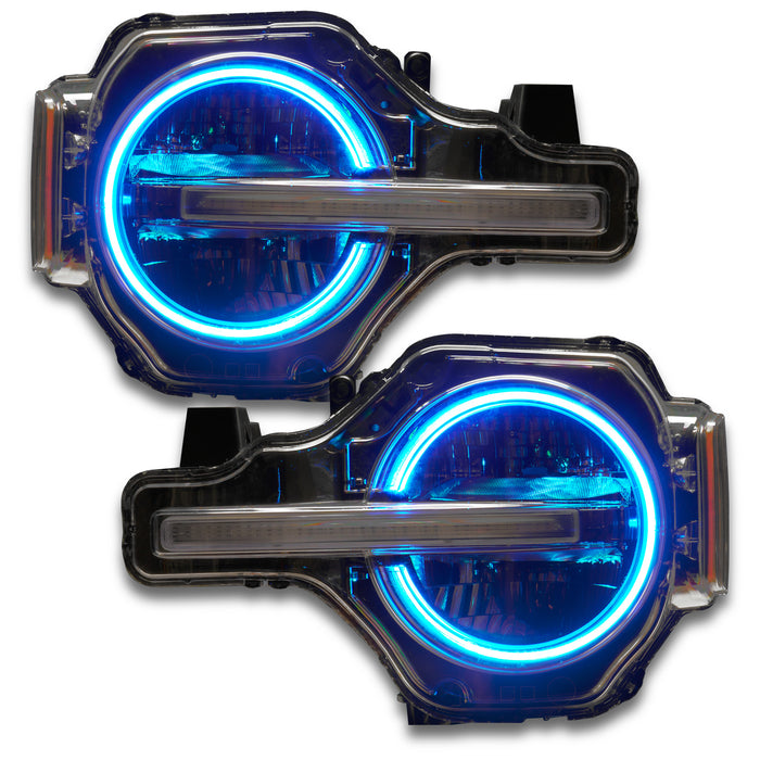 ORACLE Lighting 2021-2023 Ford Bronco ColorSHIFT RGB+W Headlight Halo Upgrade Kit