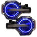 Bronco headlights with blue halos