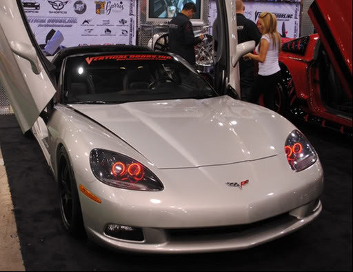 2005-2013 Chevrolet C6 Corvette LED Headlight Halo Kit