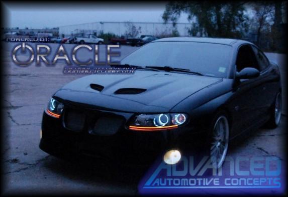 RIDROID 5.75" LED Headlights With Halo – Set Of 4 For Pontiac GTO, Grand Prix, Firebird