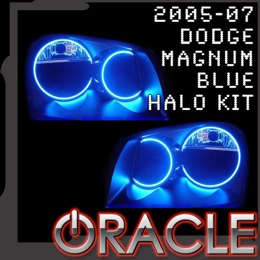 2005-2007 Dodge Magnum BLUE ORACLE Halo Kit