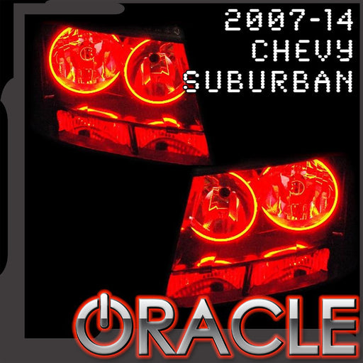2007-2014 Chevy Suburban RED ORACLE Halo Kit