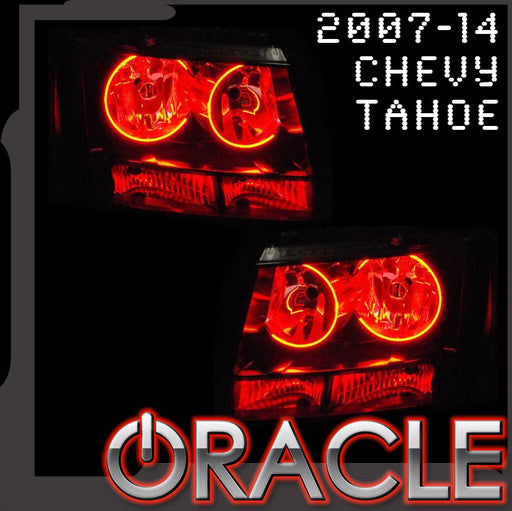 2007-2014 Chevy Tahoe RED ORACLE Halo Kit