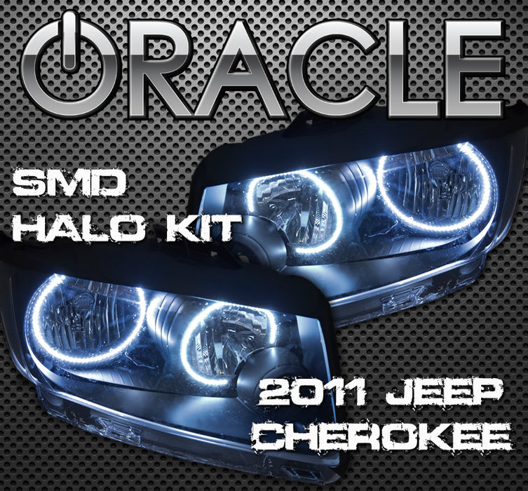 2011-2013 Jeep Grand Cherokee LED Headlight Halo Kit
