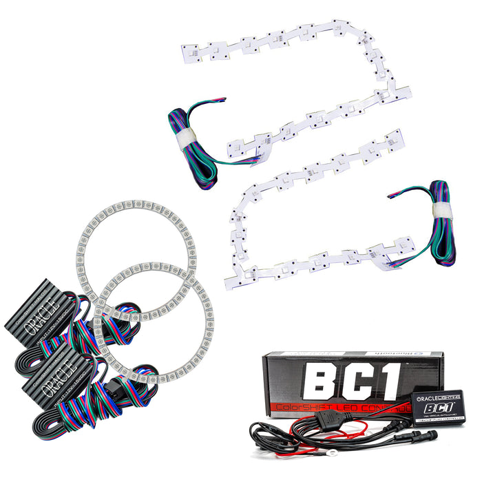 Halo and DRL upgrade kit with BC1 controller