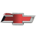 2010-2013 Chevrolet Camaro Illuminated LED Rear Bowtie Emblem with light red paint.