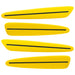 2005-2013 Chevrolet C6 Corvette Concept SMD Sidemarkers with bright yellow paint and tinted lenses.