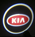 Projection of the Kia logo.