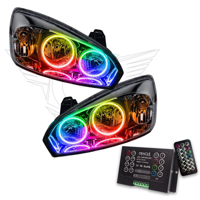 2004-2007 Chevrolet Malibu Pre-Assembled Halo Headlights with 2.0 Controller.