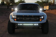 Front view of a Ford F-150 with LED Off-Road Side Mirrors installed.