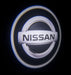 Projection of the Nissan logo.