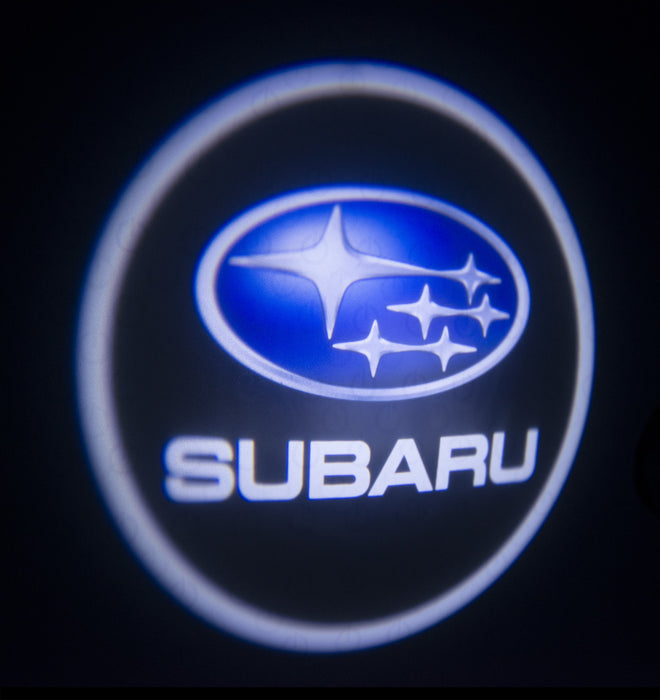 Projection of the Subaru logo.