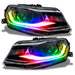 Camaro headlights with colorshift DRLs