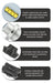 4,000+ Lm Bulb infographic with specs and features.
