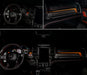 3 different views of RAM interior with ambient lighting accents