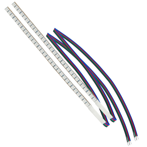 2 LED strips and wires