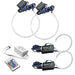 2007-2009 Nissan Altima LED Headlight Halo Kit with Simple Controller.