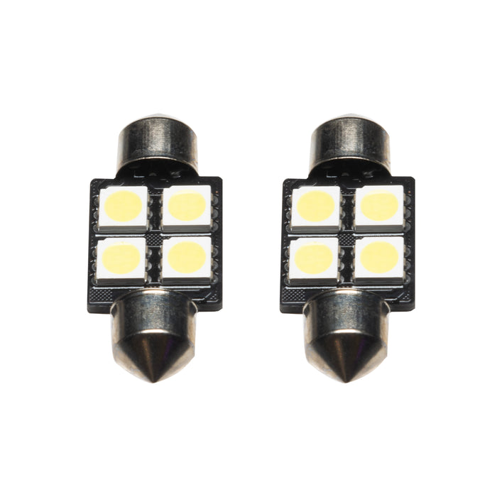 33MM 4 LED Festoon Bulbs (Pair)