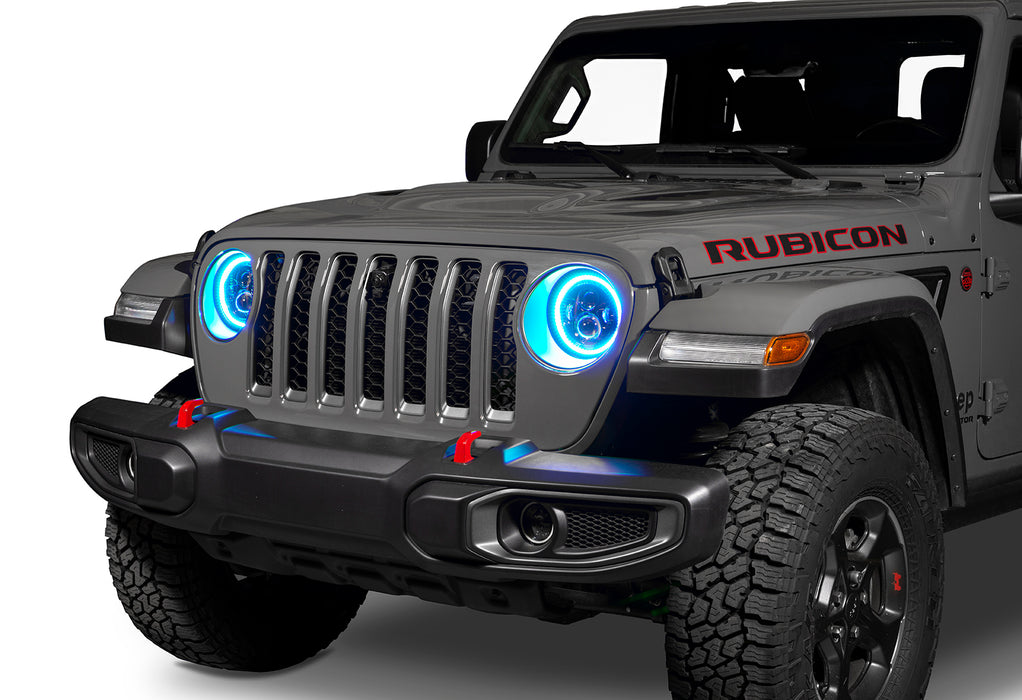 Jeep Wrangler JL / Gladiator JT 7 High Powered LED Headlights (Pair)