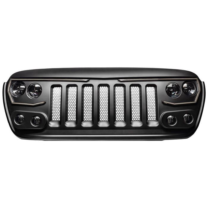 Front view of vector series grill