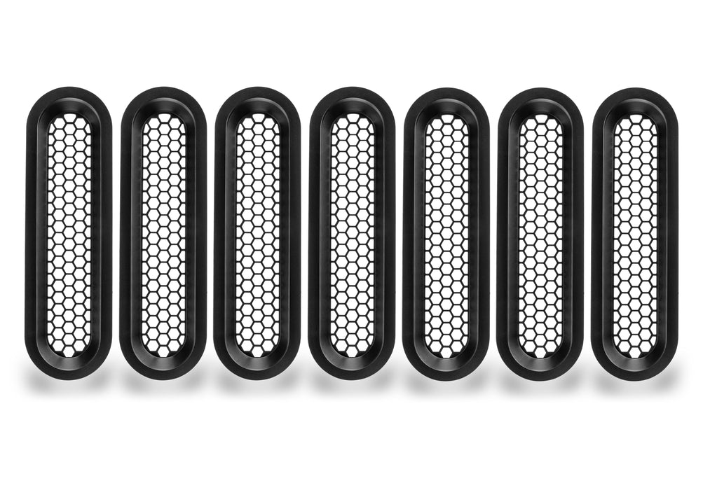 Mesh inserts for vector grill