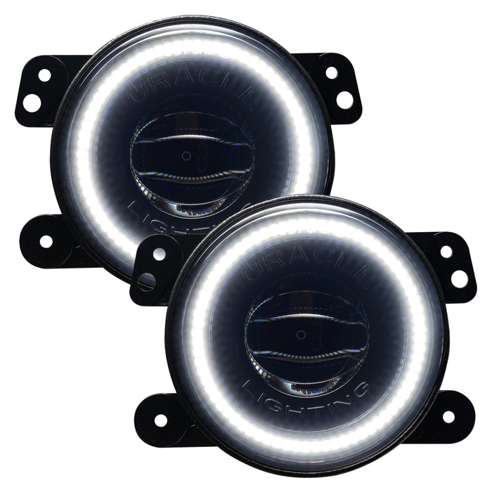 high powered 20W fog lights with white halo