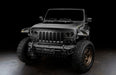 Front view of a Jeep Wrangler JL with LED Off-Road Side Mirrors installed.