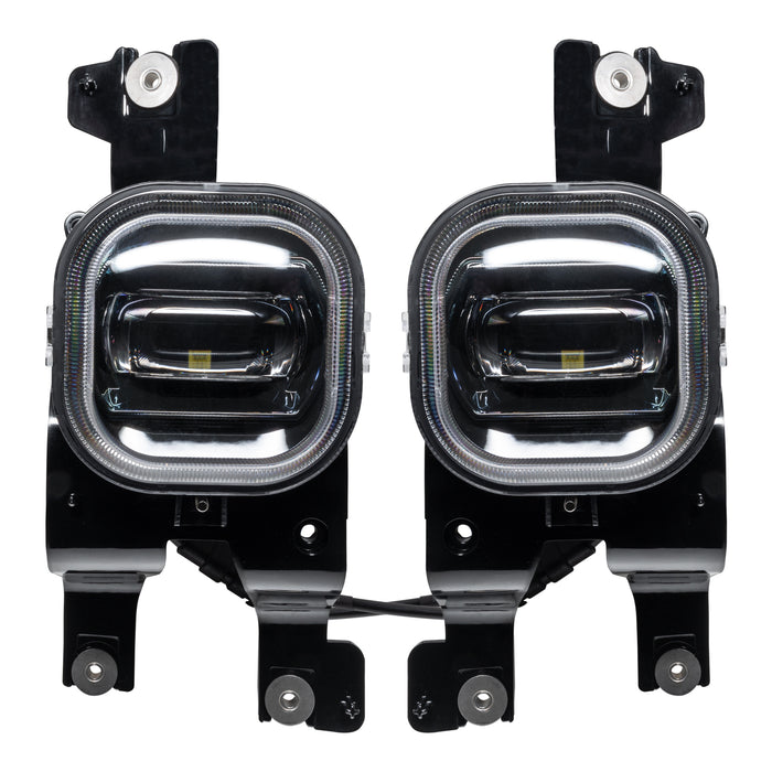 Front view of 2008-2010 Ford F-250/F-350 Super Duty High Powered LED Fog Light (Pair)