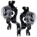 Angled view of 2008-2010 Ford F-250/F-350 Super Duty High Powered LED Fog Light (Pair)
