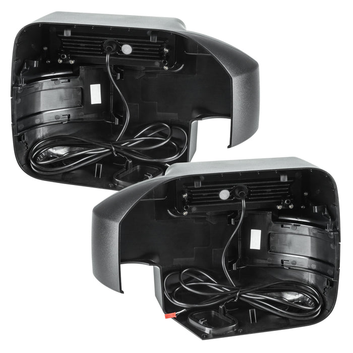 Rear view of Bronco LED off-road side mirrors