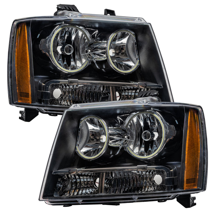 2007-2013 Chevrolet Avalanche Pre-Assembled Halo Headlights