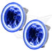 Chevrolet Avalanche fog lights with blue LED halo rings.