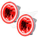 Chevrolet Avalanche fog lights with red LED halo rings.