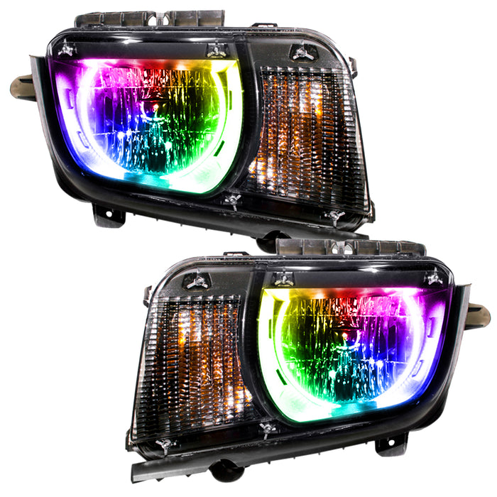 ORACLE Lighting 2010-2013 Chevrolet Camaro Non RS Pre-Assembled Headlights - Dynamic ColorSHIFT
