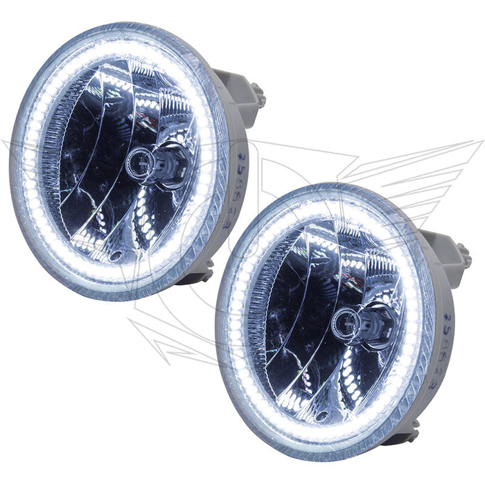 2007-2014 Chevrolet Suburban Pre-Assembled Halo Fog Lights with white LED halo rings.