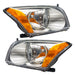 2007-2012 Dodge Caliber Pre-Assembled Headlights - Chrome