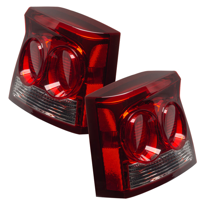 Angled view of 2009-2010 Dodge Charger Pre-Assembled Tail Lights
