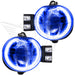 2006-2008 Dodge Ram Pre-Assembled Halo Fog Lights with blue LED halo rings.