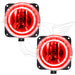 2005-2007 Ford Escape Pre-Assembled Fog Lights with red LED halo rings.
