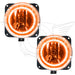 2005-2007 Ford Escape Pre-Assembled Fog Lights with amber LED halo rings.