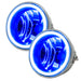 2006-2010 Ford F-150 Pre-Assembled Halo Fog Lights with blue LED halo rings.