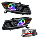 2008-2012 Honda Accord Coupe Pre-Assembled Halo Headlights with BC1 Controller.