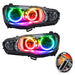 2008-2017 Mitsubishi Lancer Pre-Assembled Halo Headlights with RF Controller.