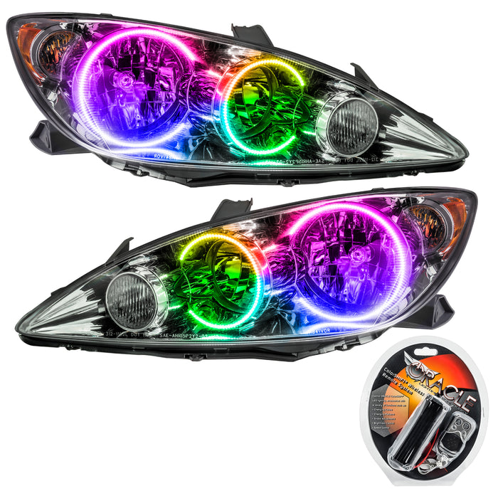 2005-2006 Toyota Camry Pre-Assembled Halo Headlights with RF Controller.