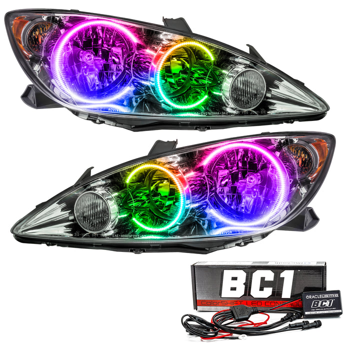 2005-2006 Toyota Camry Pre-Assembled Halo Headlights with BC1 Controller.