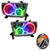 2007-2013 Toyota Tundra Pre-Assembled Halo Headlights - Chrome Housing with RF Controller.