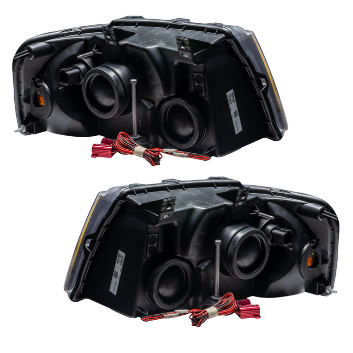 ORACLE Lighting 2003-2006 Ford Expedition Pre-Assembled Halo Headlights - Black Housing
