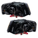 Rear view of 2003-2006 Ford Expedition Pre-Assembled Halo Headlights - Black Housing